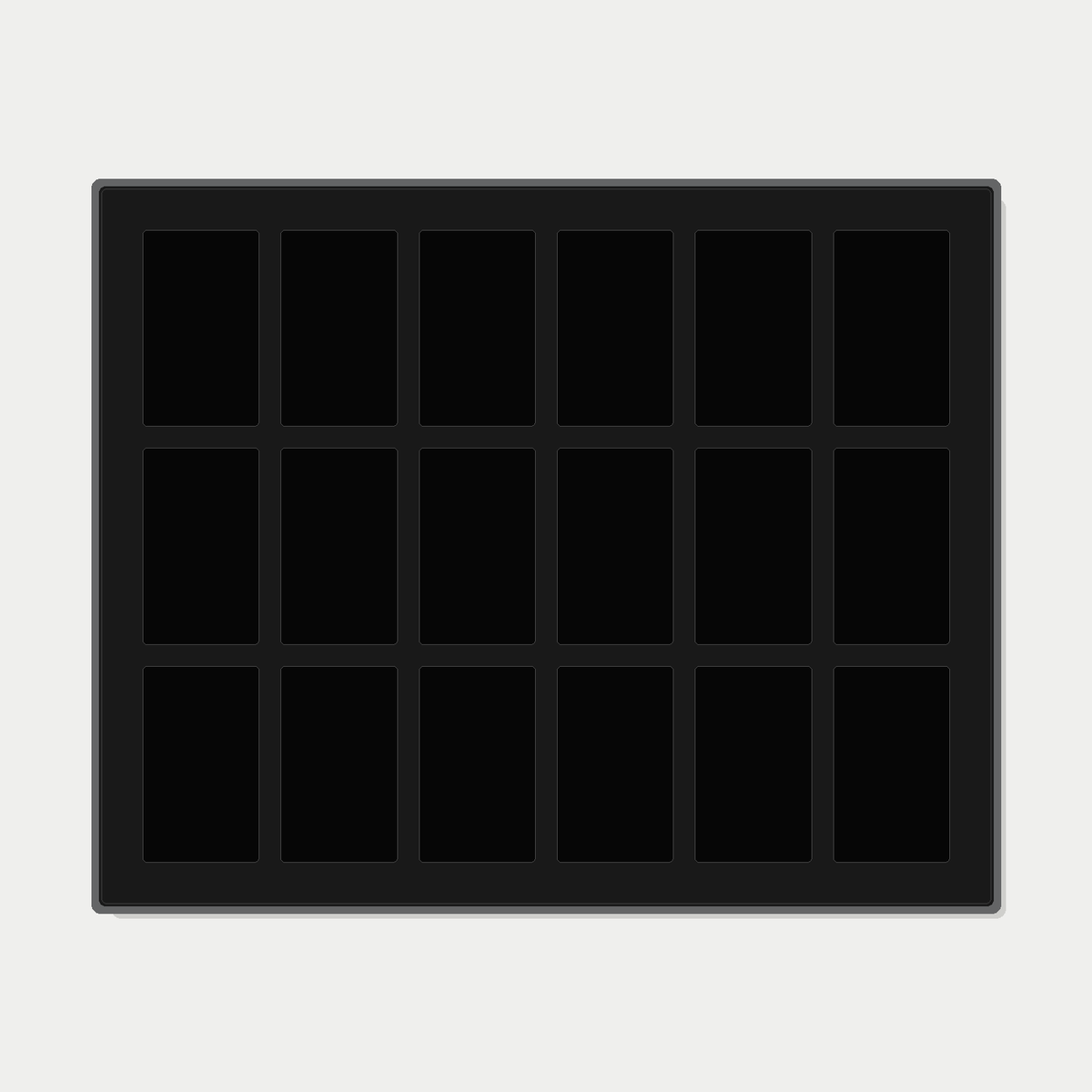 Premium aluminium metal trading card wall display frame case for Pokémon cards, MTG cards, Yu-Gi-Oh! cards, One Piece cards and sports cards, graded card wall display, PSA card frame, CGC card display, BGS slab display, One Touch magnetic holder display,