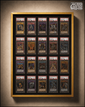 Premium aluminium metal trading card wall display frame case for Pokémon cards, MTG cards, Yu-Gi-Oh! cards, One Piece cards and sports cards, graded card wall display, PSA card frame, CGC card display, BGS slab display, One Touch magnetic holder display,