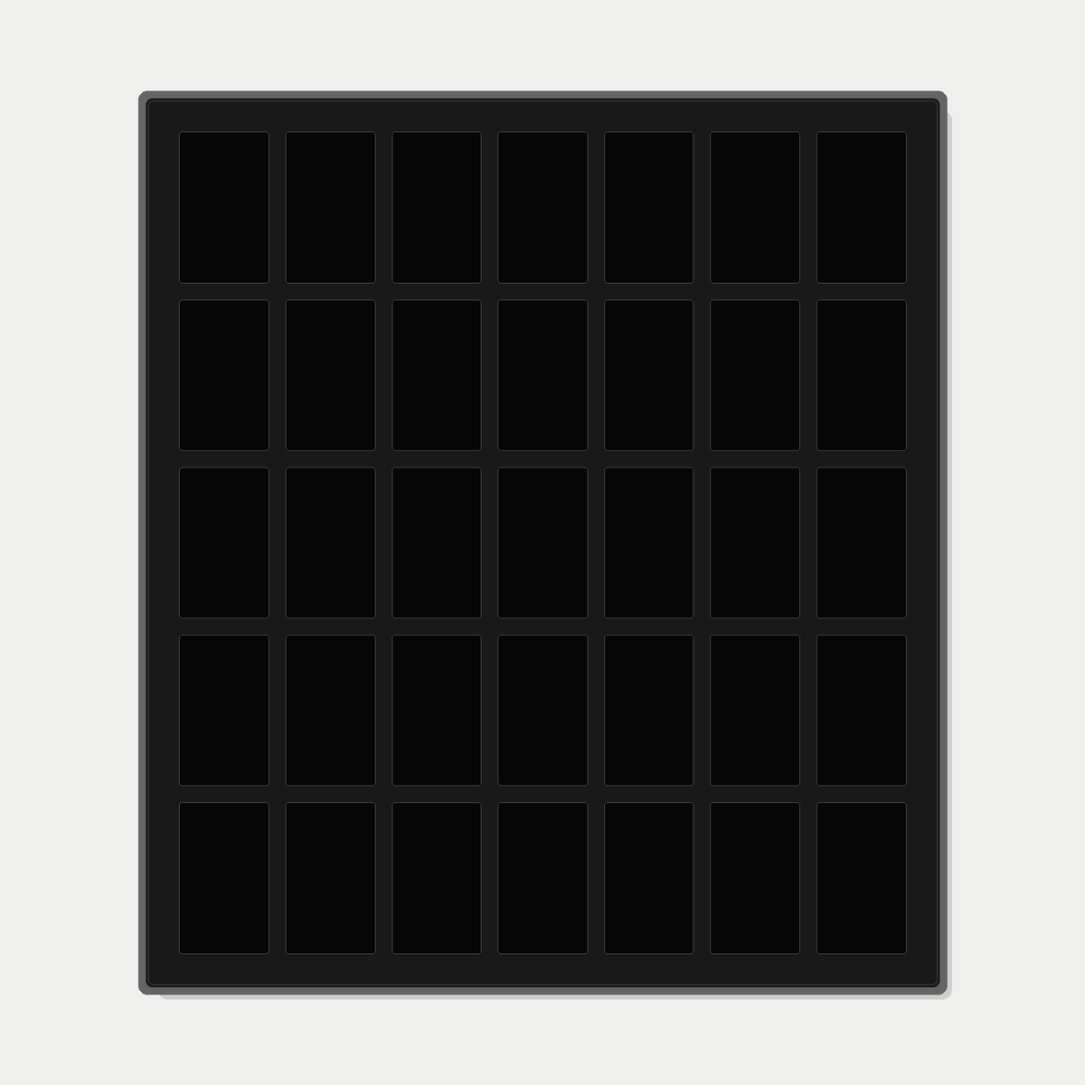 Premium aluminium metal trading card wall display frame case for Pokémon cards, MTG cards, Yu-Gi-Oh! cards, One Piece cards and sports cards, graded card wall display, PSA card frame, CGC card display, BGS slab display, One Touch magnetic holder display,