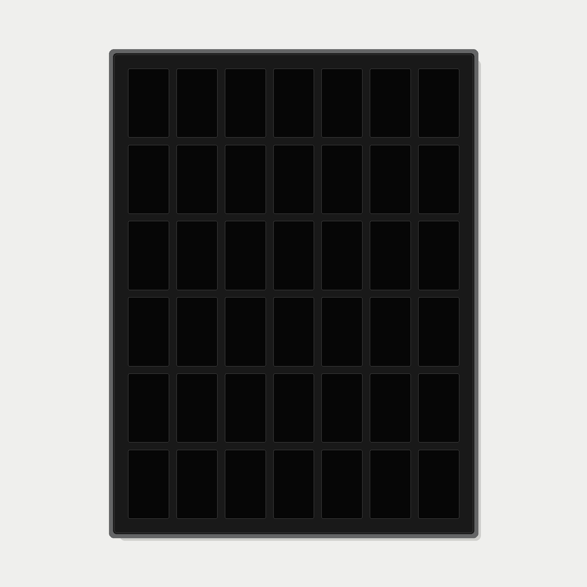 Premium aluminium metal trading card wall display frame case for Pokémon cards, MTG cards, Yu-Gi-Oh! cards, One Piece cards and sports cards, graded card wall display, PSA card frame, CGC card display, BGS slab display, One Touch magnetic holder display,