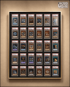 Premium aluminium metal trading card wall display frame case for Pokémon cards, MTG cards, Yu-Gi-Oh! cards, One Piece cards and sports cards, graded card wall display, PSA card frame, CGC card display, BGS slab display, One Touch magnetic holder display,