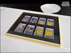 Premium aluminium metal trading card wall display frame case for Pokémon cards, MTG cards, Yu-Gi-Oh! cards, One Piece cards and sports cards, graded card wall display, PSA card frame, CGC card display, BGS slab display, One Touch magnetic holder display,